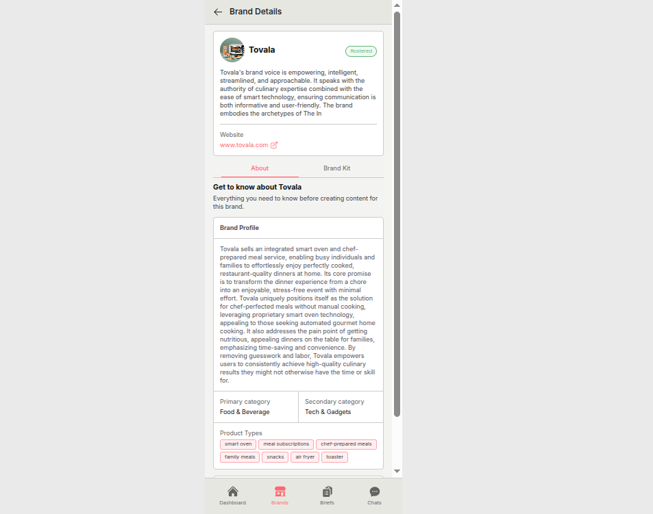 Brandkit - Creator Portal
